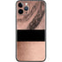 Rose Gold and Black Marble iPhone 11 Pro Skin